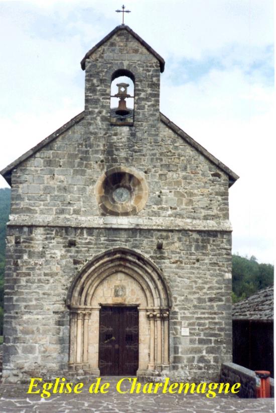 Eglise Charlemagne à Roncevaux